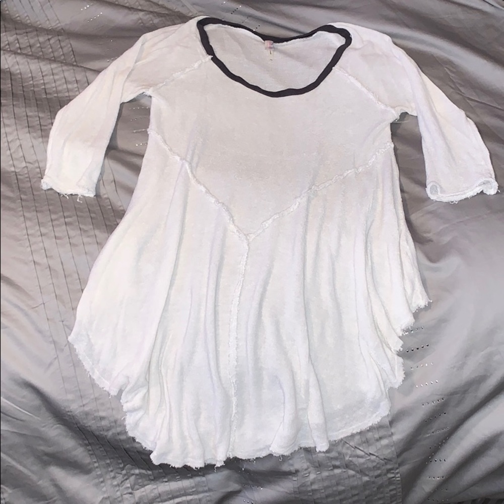 White free people shirt